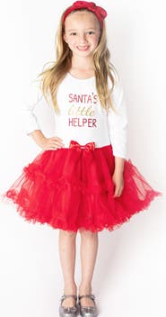 Popatu Kids' Santa's Little Helper Dress