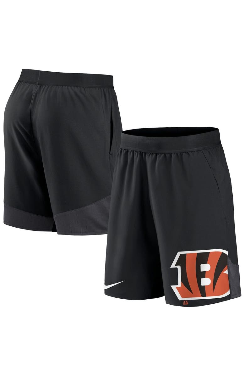 Nike Men's Nike Black Cincinnati Bengals Stretch Performance Shorts, Main, color, Black