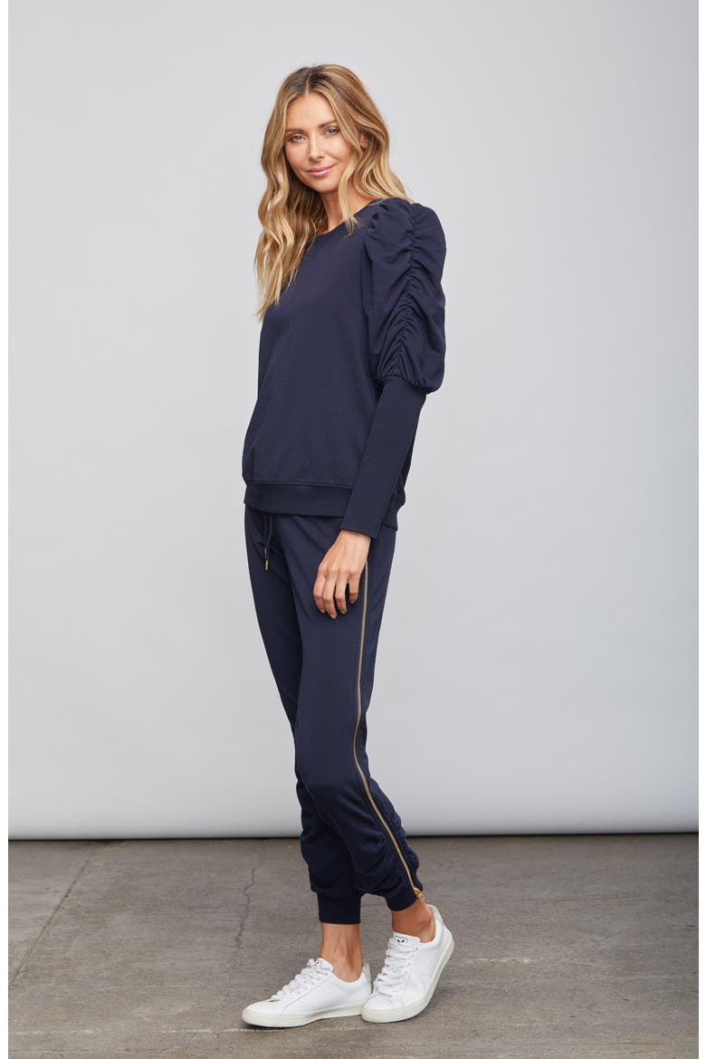 Lia Sweatshirt, Alternate, color, NAVY