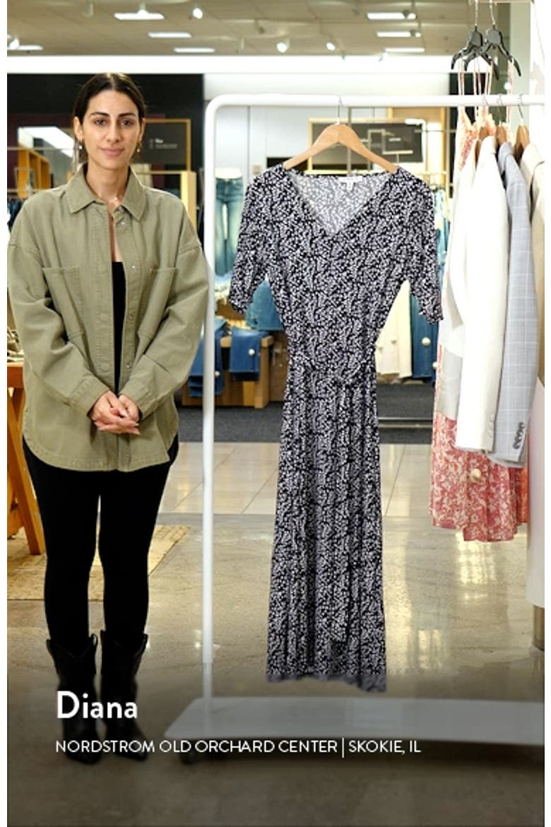 V-Neck Belted Midi Dress video