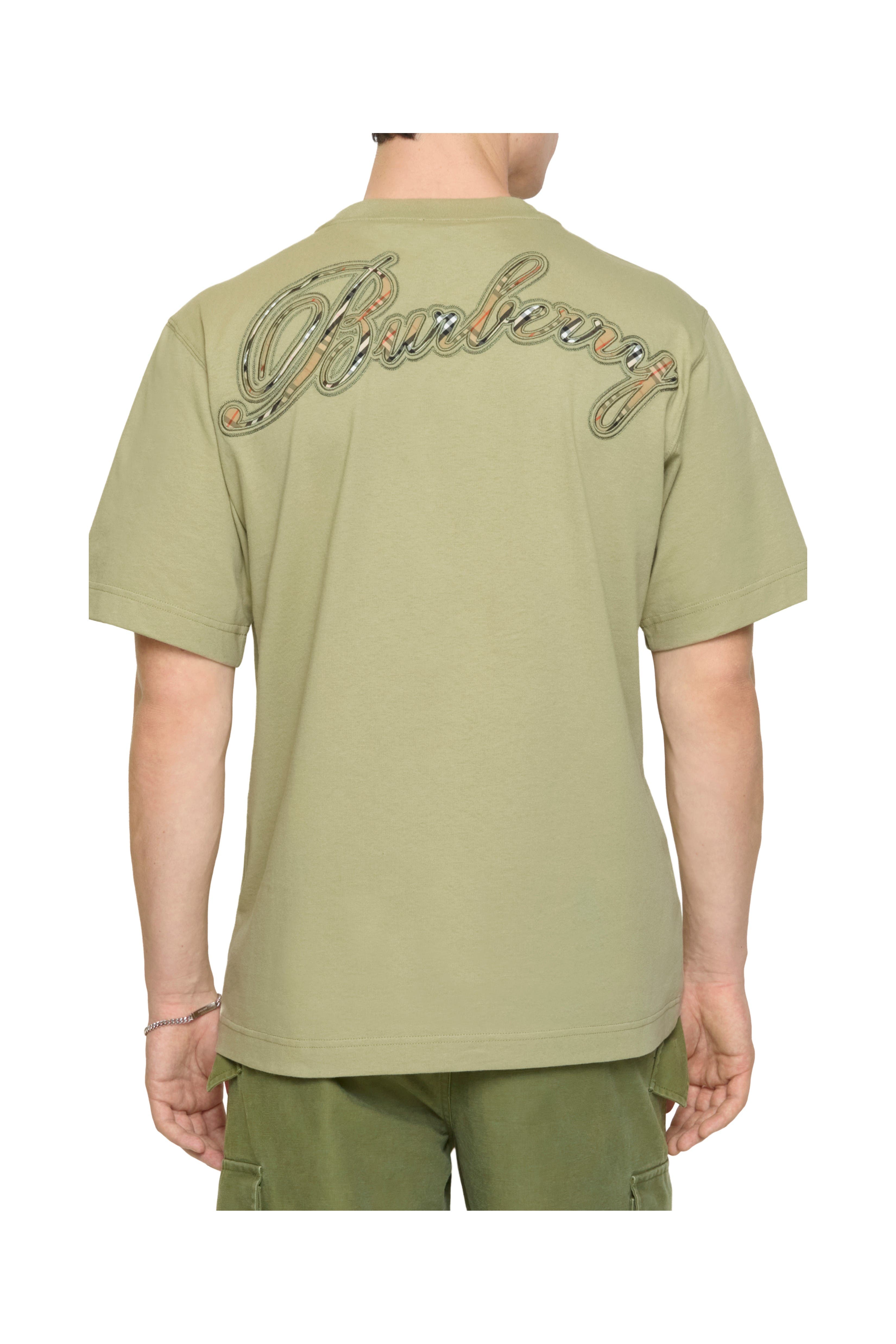 Burberry Check Cursive Logo Cotton T-shirt (Men) | Nordstrom