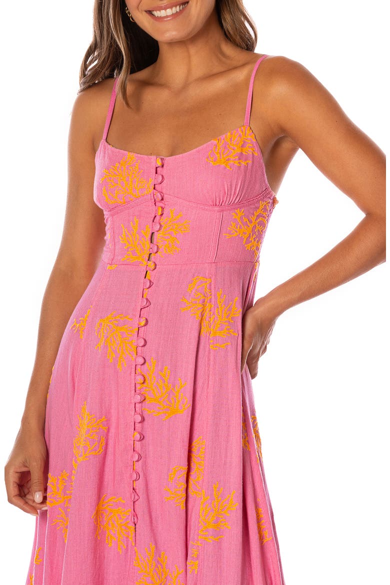 Coral Reef Sia Cover-Up Dress, Alternate, color, LIGHT/PASTEL PINK