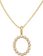 MADE BY MARY CZ Poppy Initial Necklace