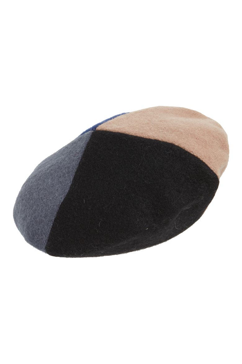 Multicolor Beret, Alternate, color, MULTI