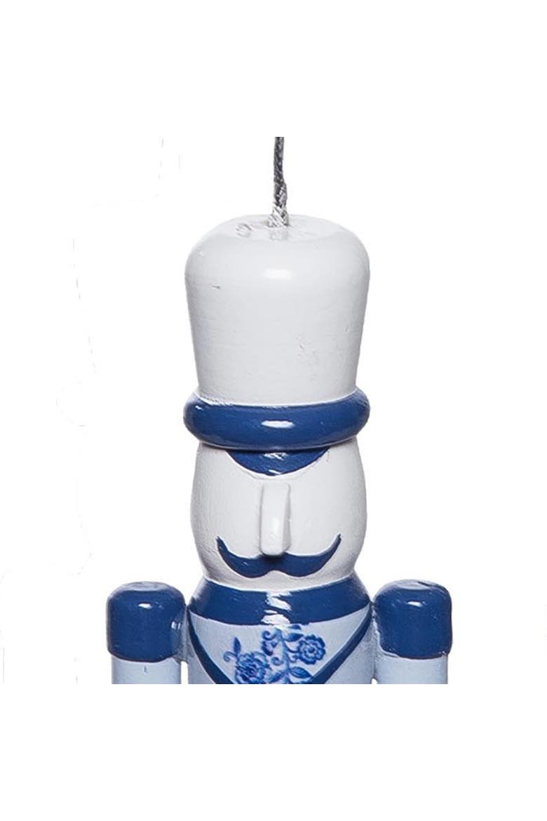 Chinoiserie Nutcracker Christmas Tree Ornament Set of 3, Alternate, color, Blue