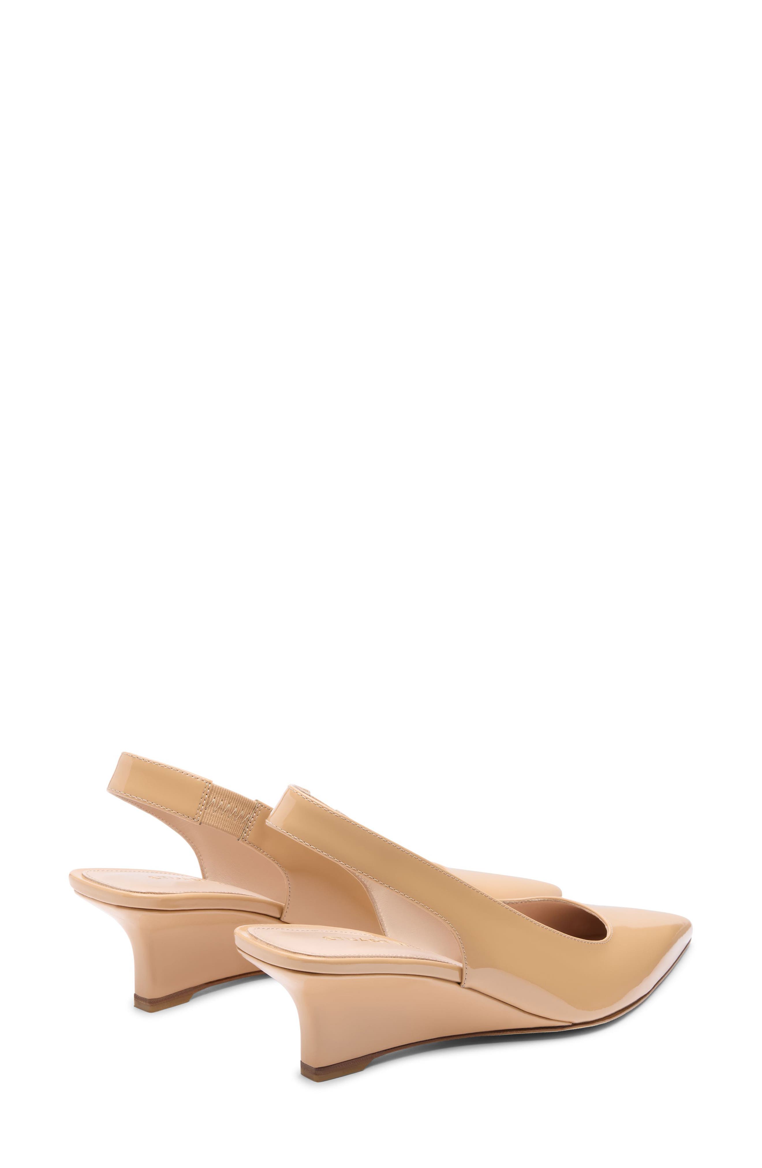 Vinnie Slingback Wedge Pump, Alternate, color, ADOBE