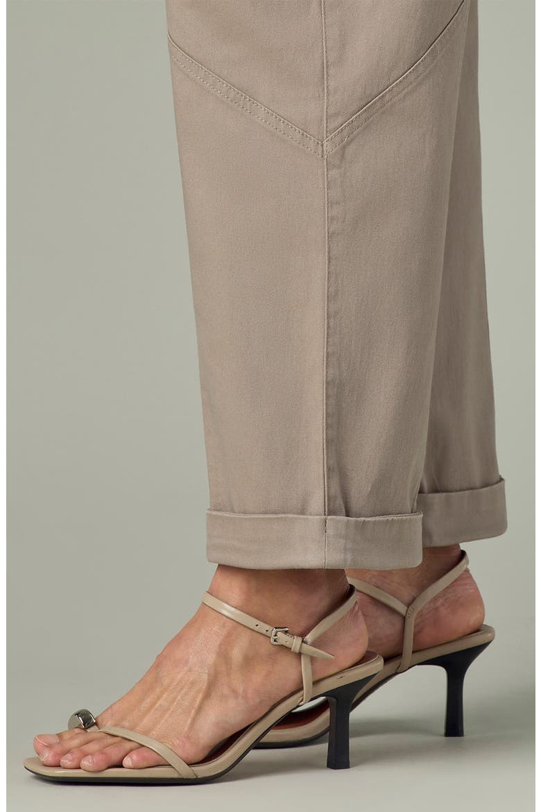 Ultra Skyrise High Waist Relaxed Stretch Cotton Pants, Alternate, color, MOONROCK