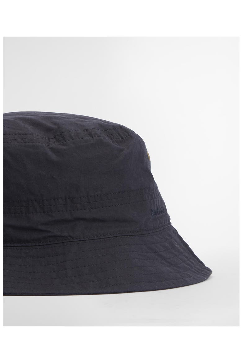 Waxed Cotton Bucket Hat, Alternate, color, NAVY