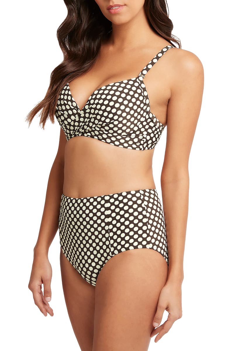 Sea Level High Waist Bikini Bottoms, Alternate, color,