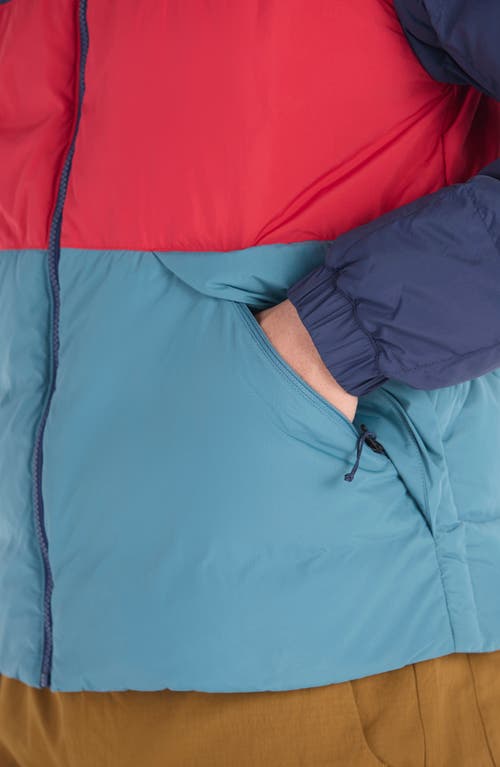 Marmot Ares Packable Recycled Nylon 700 Fill Power Down Puffer Jacket In Multi