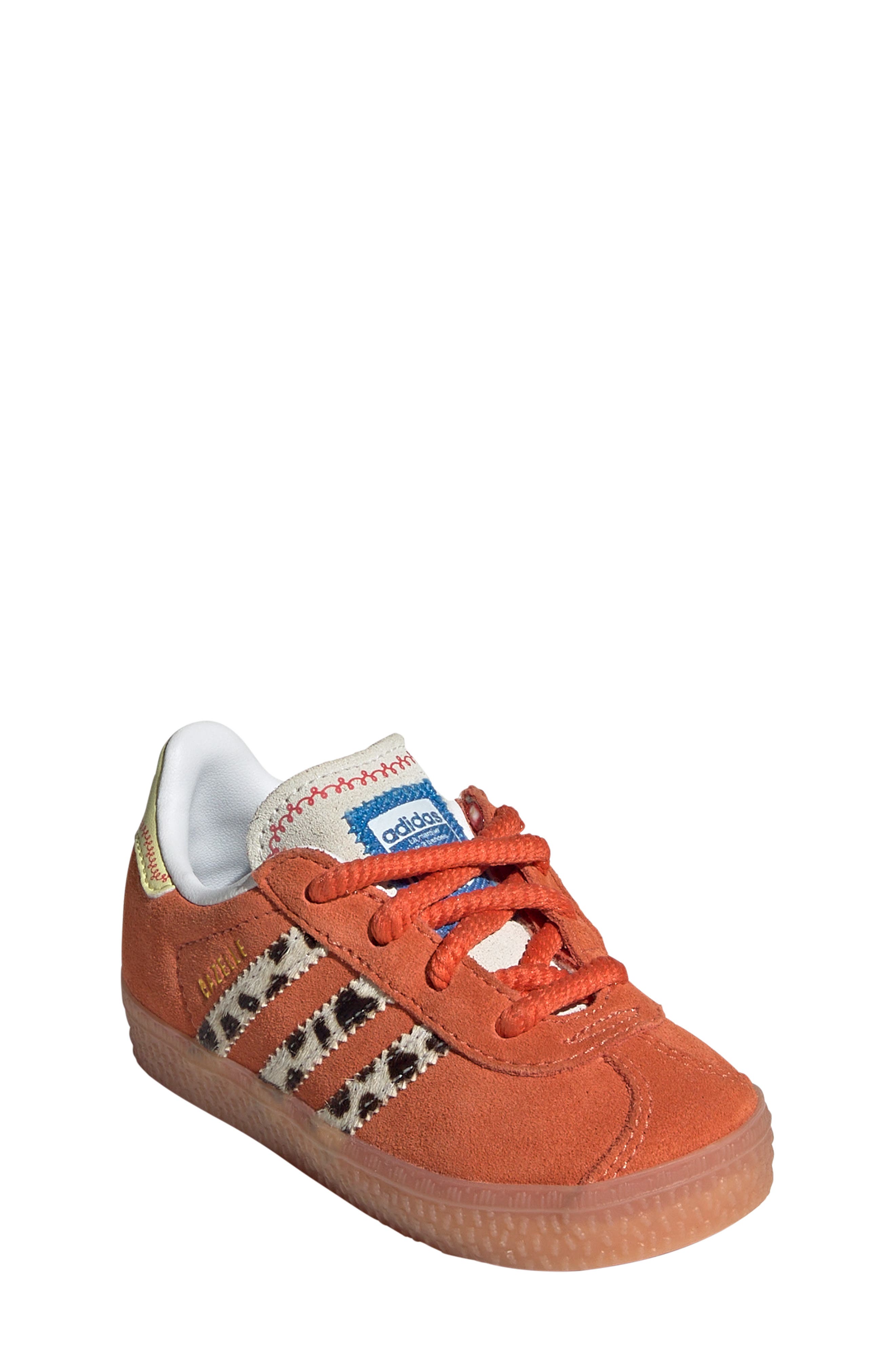 orange adidas kids
