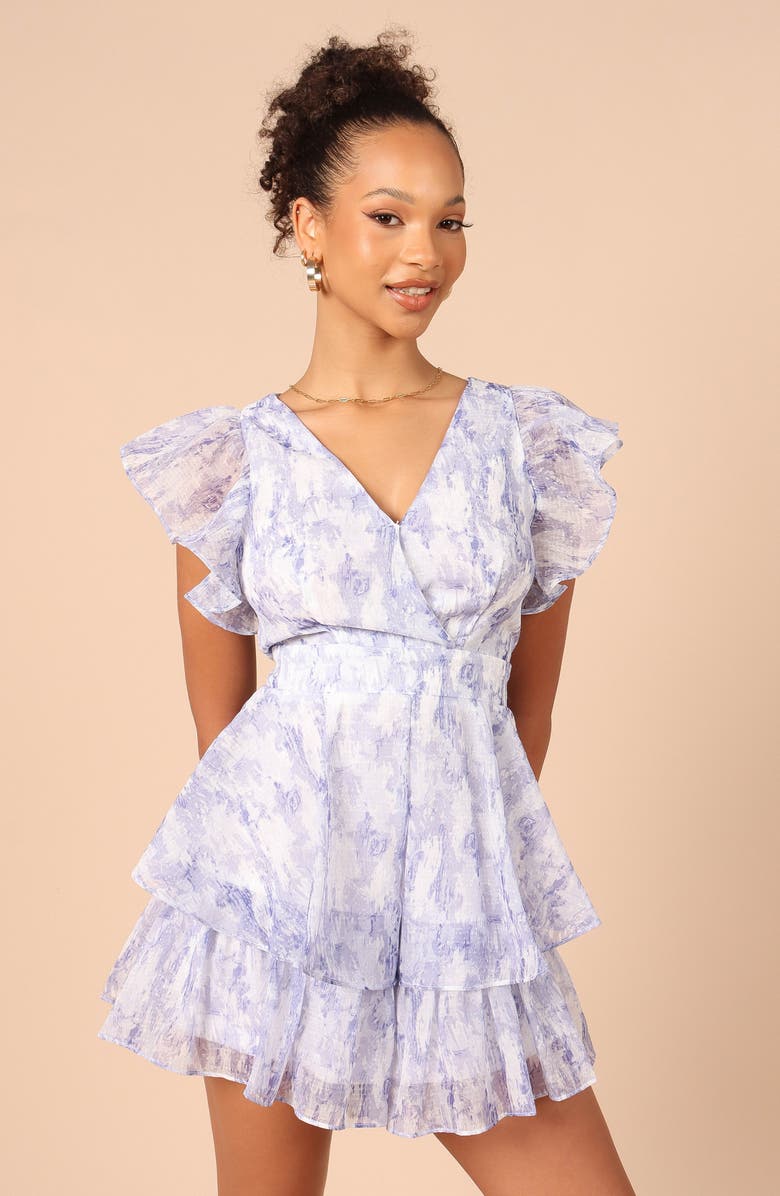 Petal & Pup Rosalita Ruffle Romper, Alternate, color,