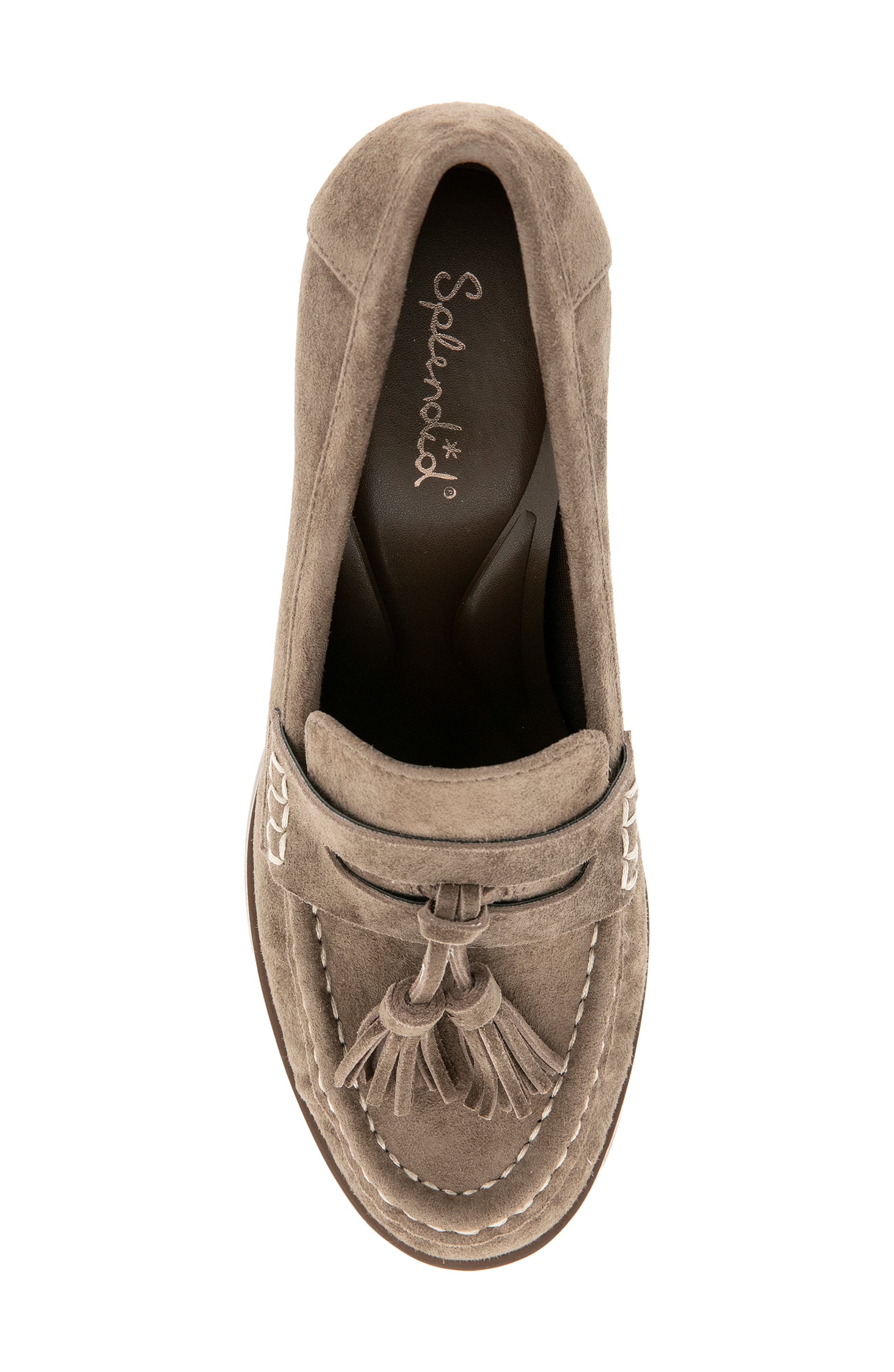 Splendid Martha Tassel Loafer Pump, Alternate, color, Taupe Gray