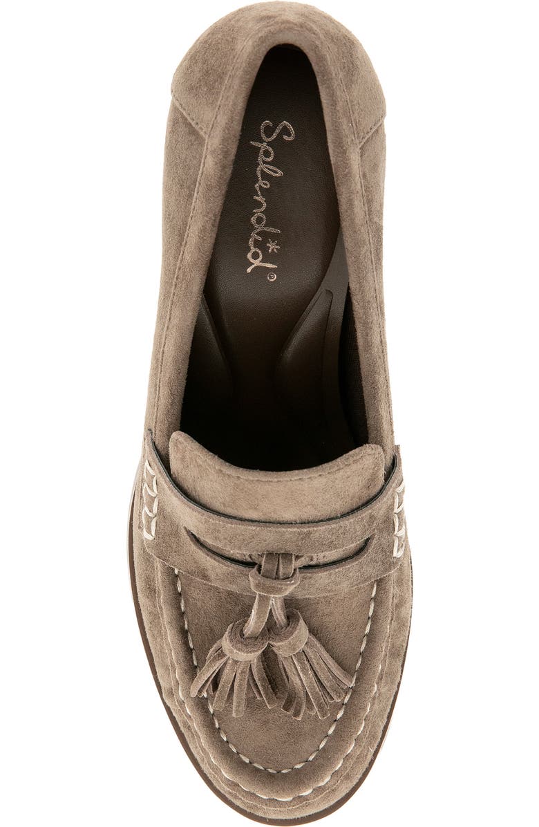Splendid Martha Tassel Loafer Pump, Alternate, color, Taupe Gray