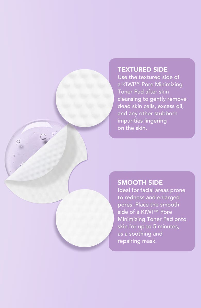 FOREO KIWI Pore Minimizing Toner Pads 60 pc, Alternate, color, NO COLOR