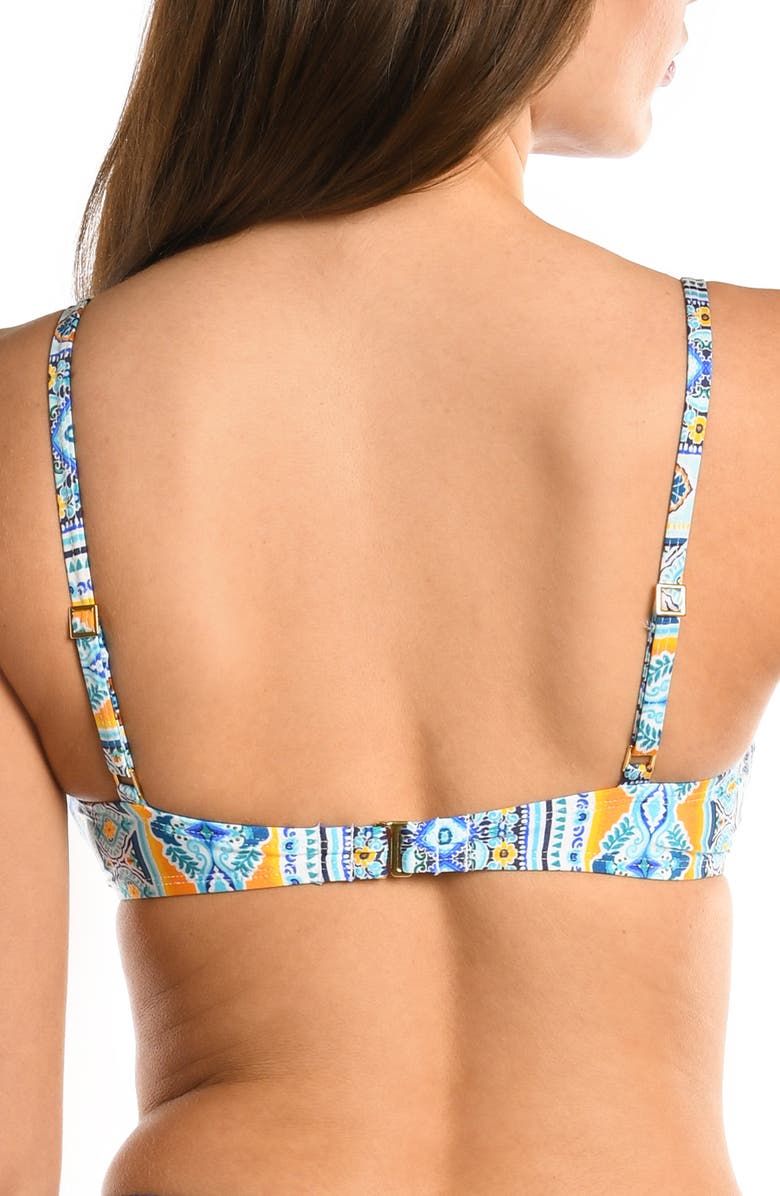 La Blanca Scarf Wrap Bikini Top, Alternate, color, 