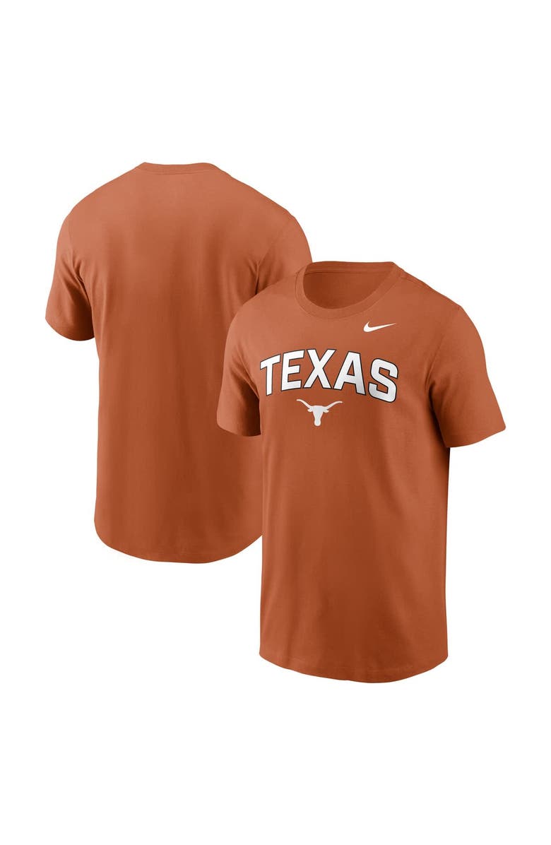 Nike Men's Nike Texas Orange Texas Longhorns Primetime Arch Stack T-Shirt, Alternate, color, Burnt Orange