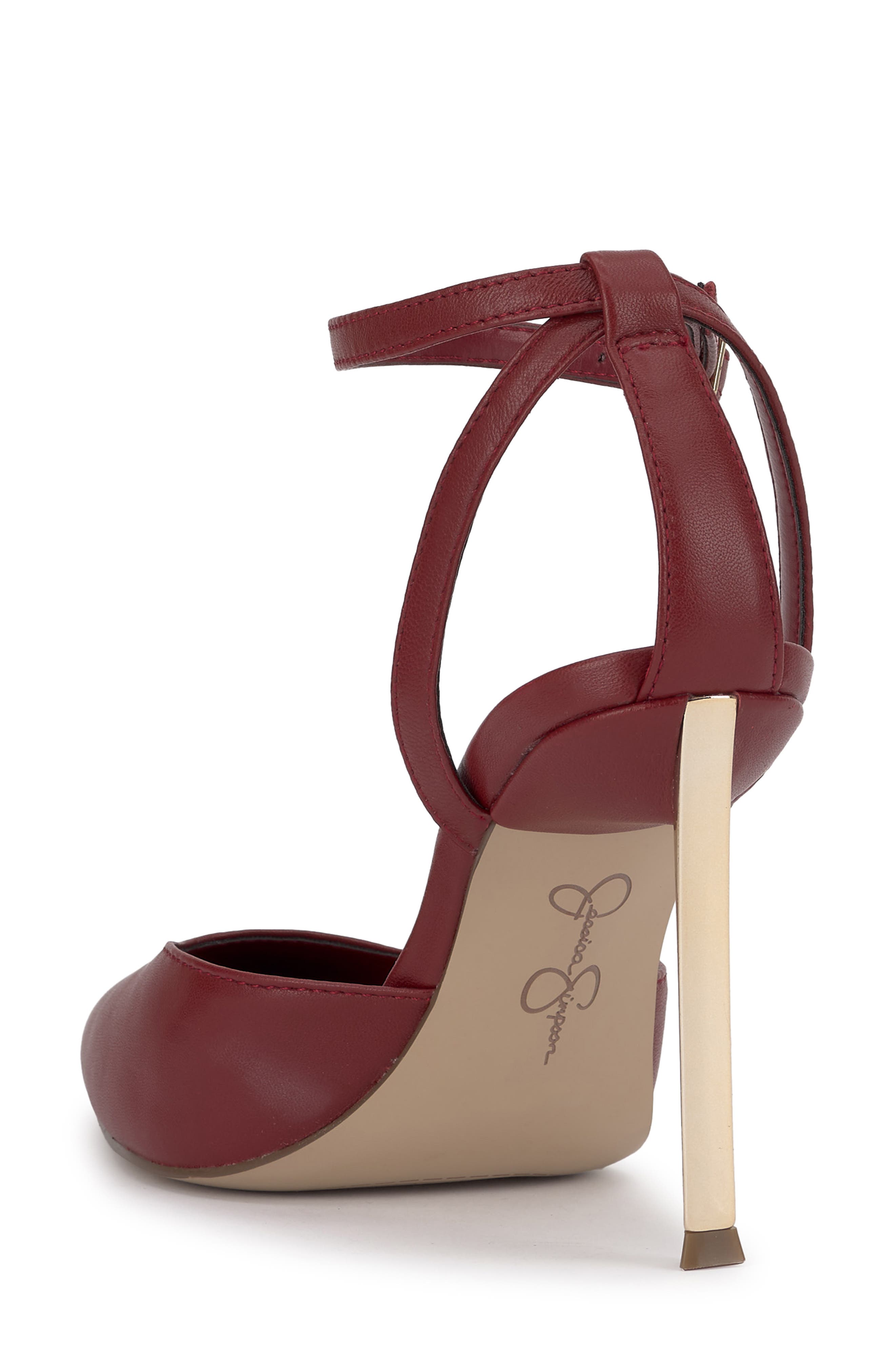 Kalynia Ankle Strap Pump, Alternate, color, CHILI PEPPER