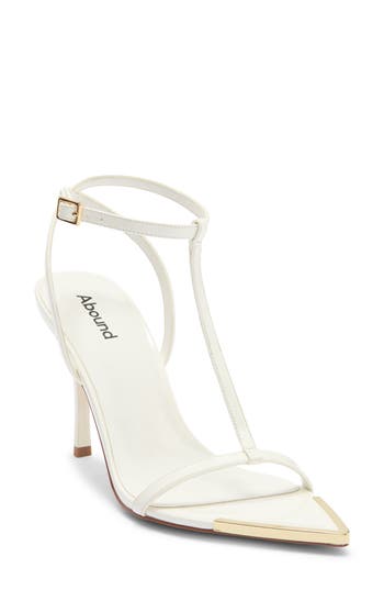 Abound Lola Spike Heel Sandal In White