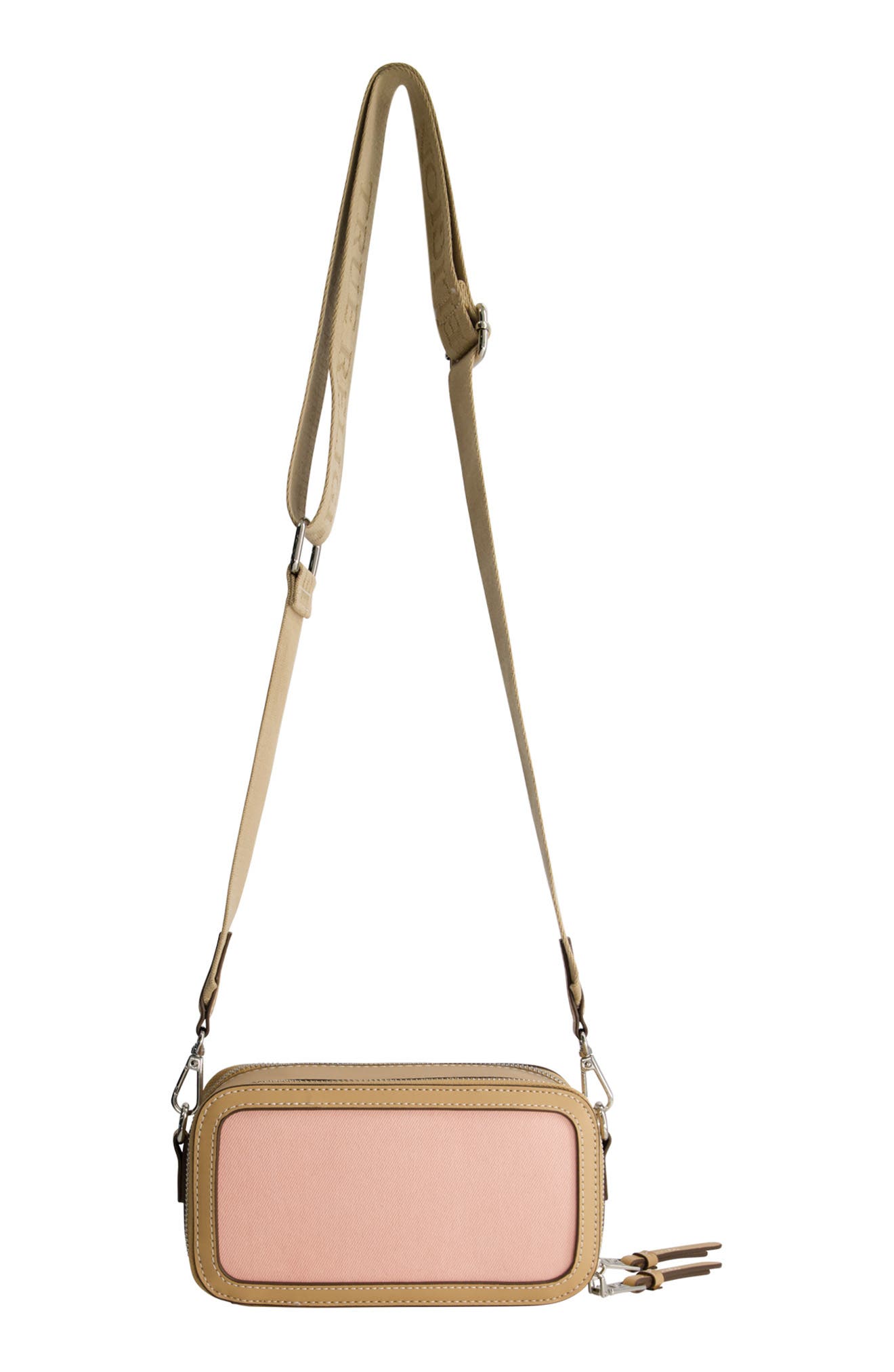 Horseshoe Plaque Crossbody Camera Bag, Alternate, color, BLUSH
