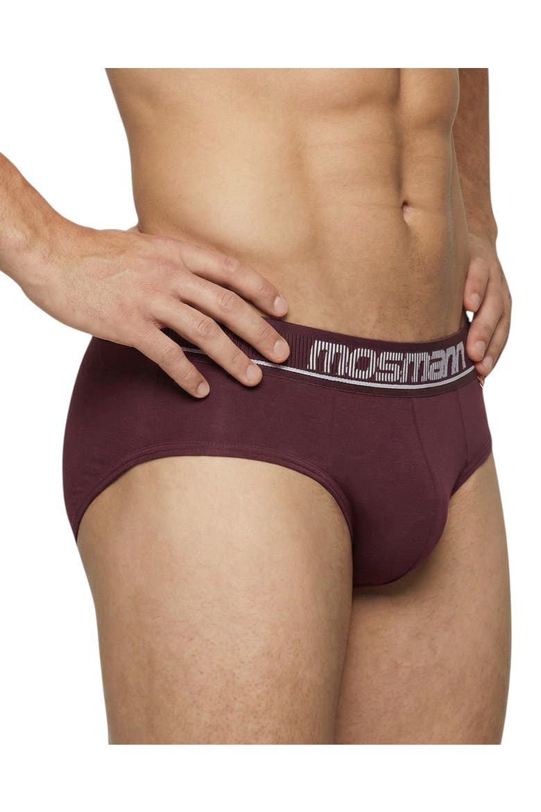 Men's Comfort Core Briefs, Alternate, color, Burgundy
