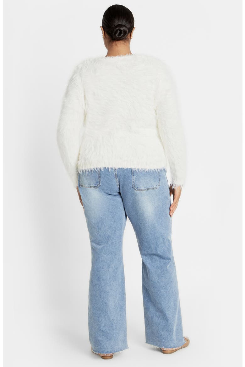 Elisa Textured Sweater, Alternate, color, IVORY