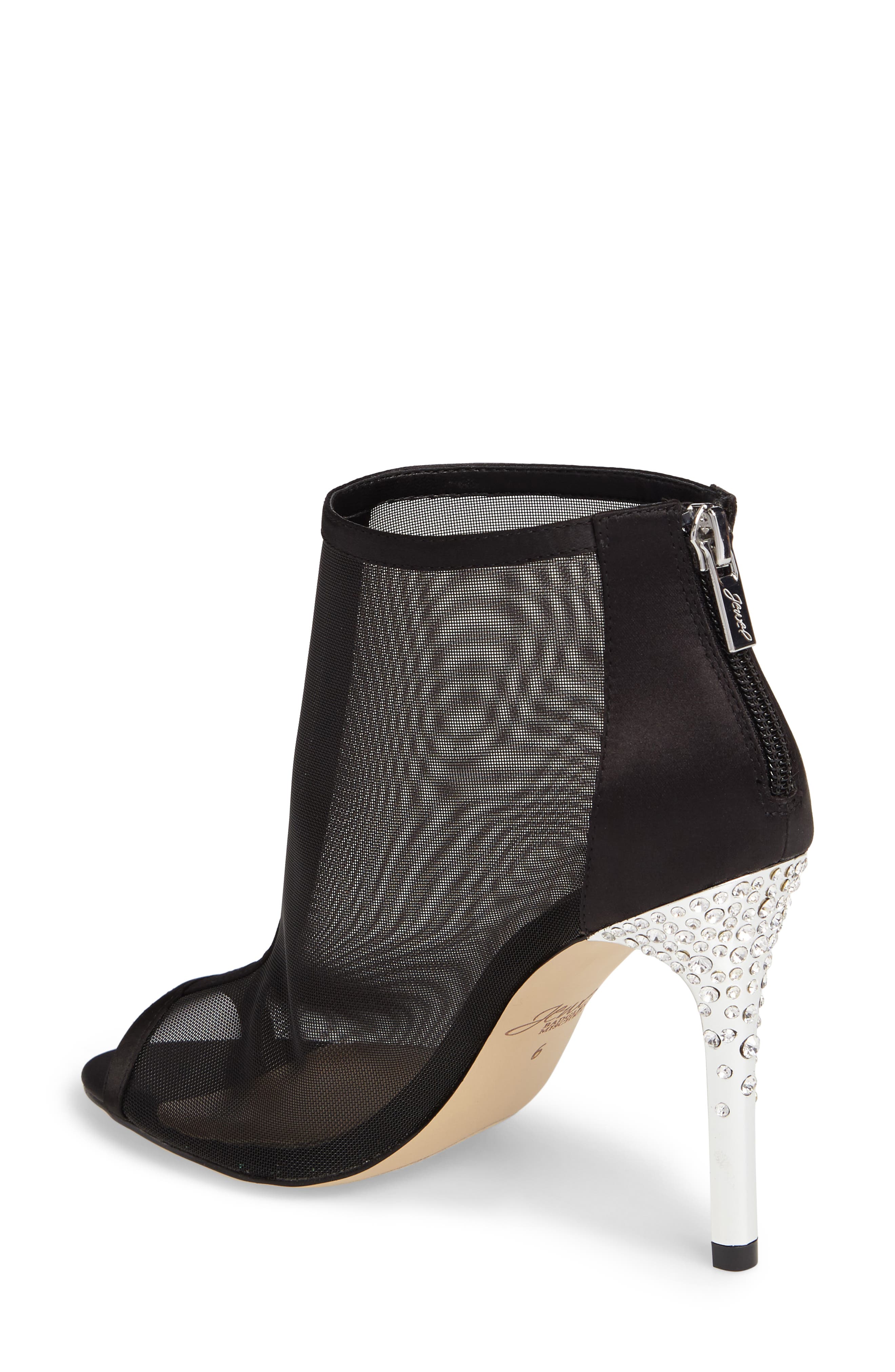 Jewel Badgley Mischka Anastasia Embellished Mesh Pump, Alternate, color, 