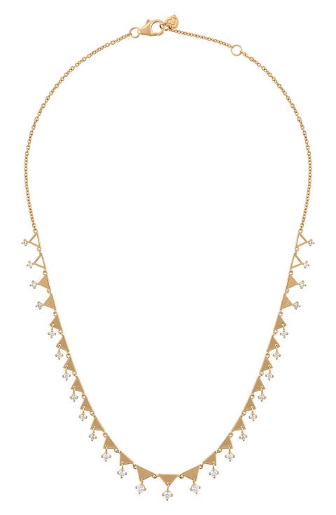 Shine Diamond Collar Necklace