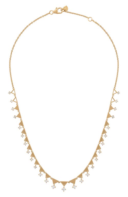 EDEN PRESLEY Shine Diamond Collar Necklace in 14K Yellow Gold 