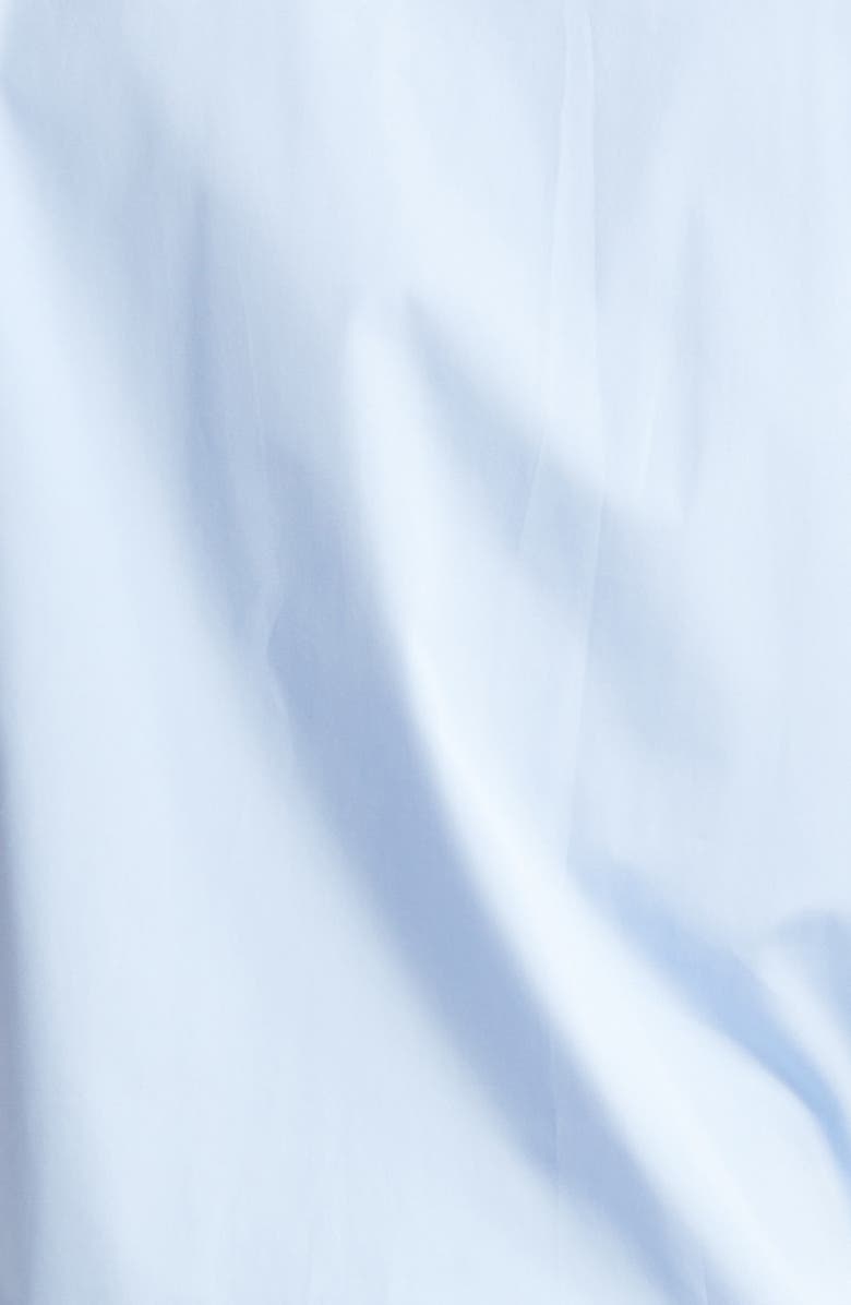 Dolce&Gabbana Logo Embroidered Camp Shirt, Alternate, color, B0074 Celeste Scuro