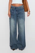 Princess Polly Platrow Wide Leg Cargo Jeans