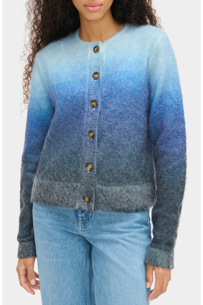 Shirley Ombre Cardigan, Main, color, BLUE