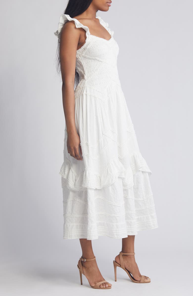 LoveShackFancy Brin Smocked Sundress, Alternate, color,