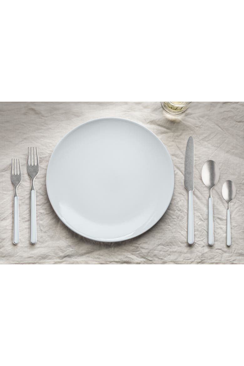 Fantasia Pewter Flatware Set - 5 Pieces, Alternate, color, Light Blue