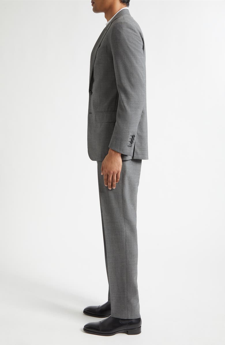 Thom Sweeney Fresco Tailored Wool Suit, Alternate, color, Grey