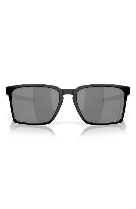 Exchange Sun 56mm Polarized Rectangle Sunglasses
