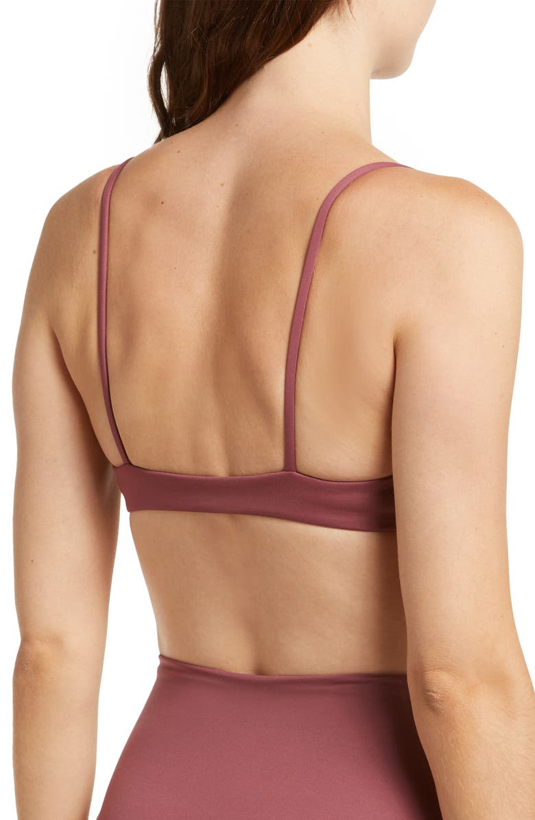 LEFT ON FRIDAY Sunday Bikini Top, Alternate, color, Desert Plum
