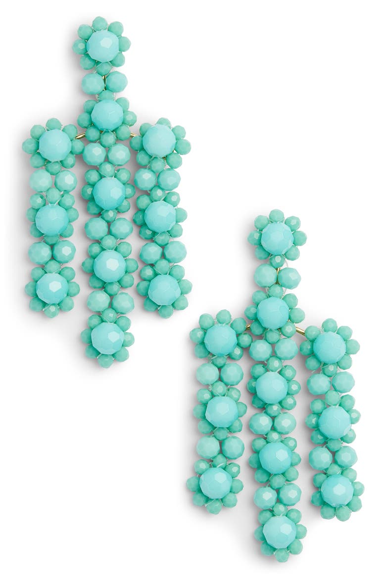 Spade Rurquose Kate Spade New York the bead goes on statement earrings (Women) | Nordstrom