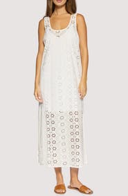 Lost + Wander Dolce Marina Eyelet Lace Maxi Dress