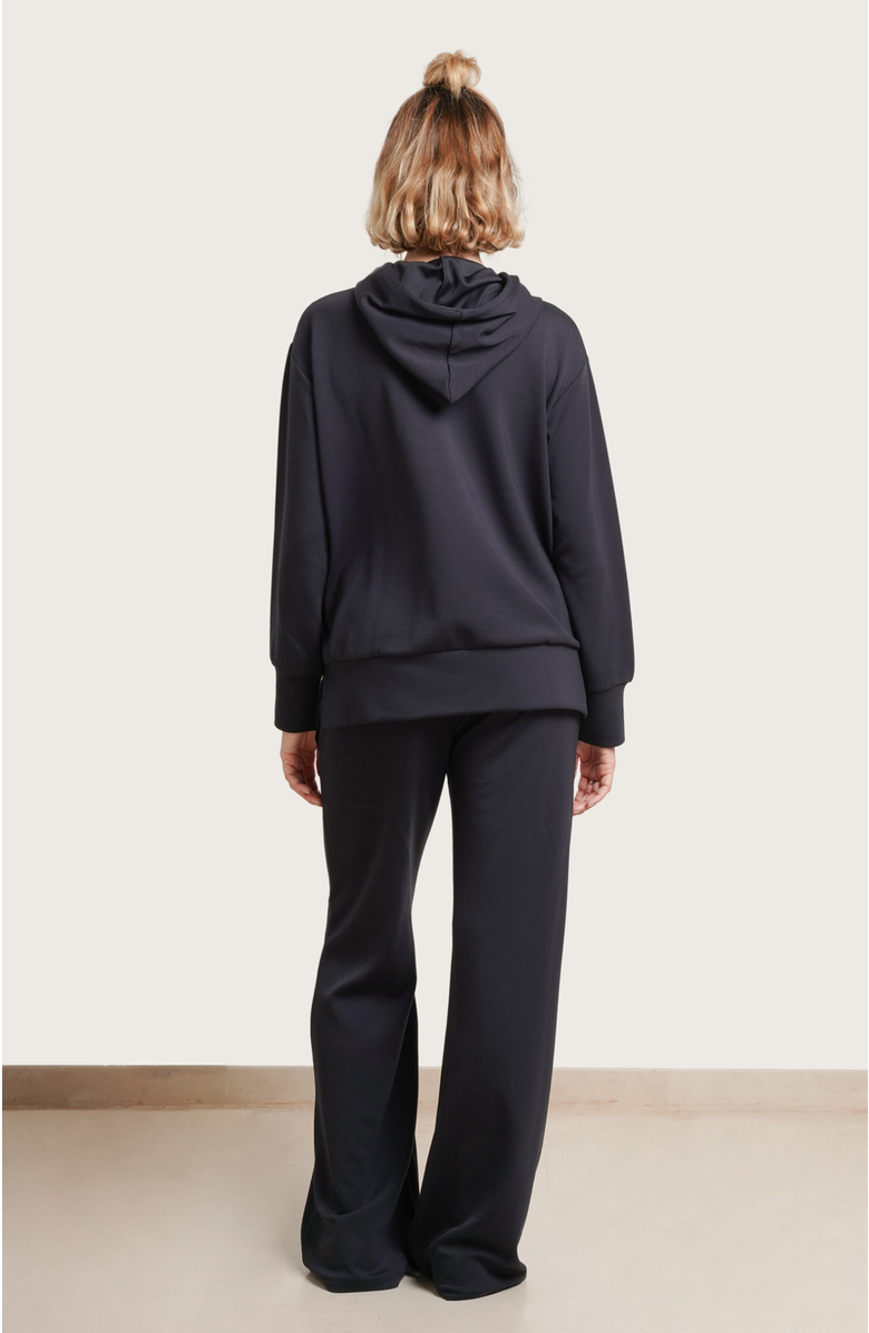 Nom Maternity Serena Nursing Hoodie, Alternate, color, Navy