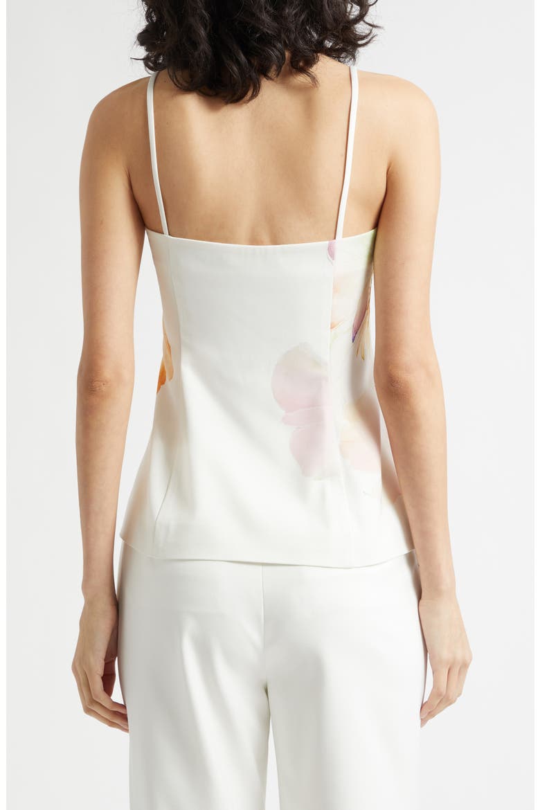 Claudelle Floral Square Neck Camisole, Alternate, color, WATERCOLOR FLORAL