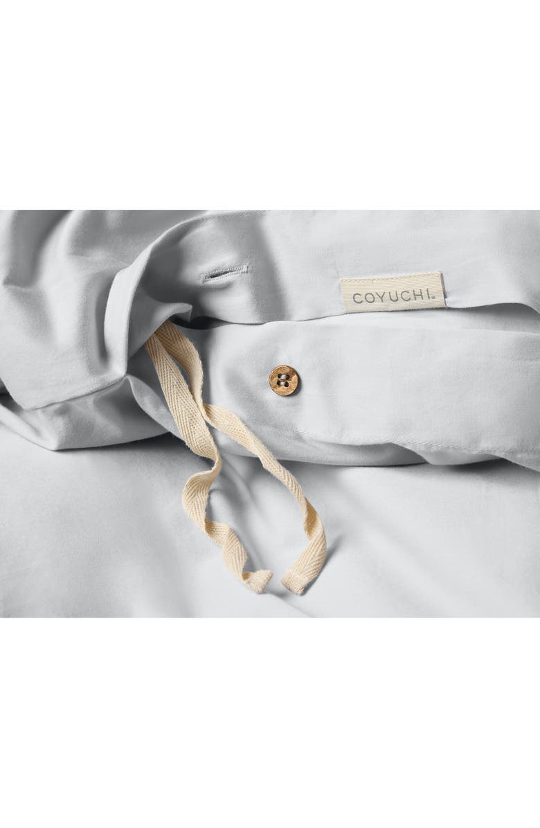 Coyuchi Cloud Soft Organic Cotton Duvet Cover, Alternate, color, Seal