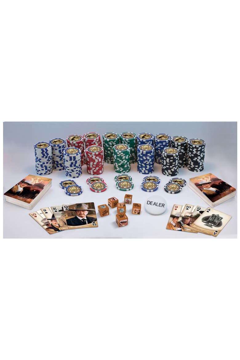 John Wayne 300 Piece Poker Set, Alternate, color, Multicolor
