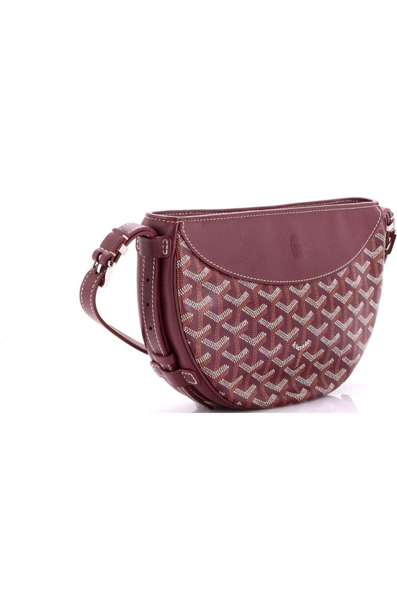 Pre-Owned Goyard Hirondelle Shoulder Bag Coated Canvas and Leather, Alternate, color, Red