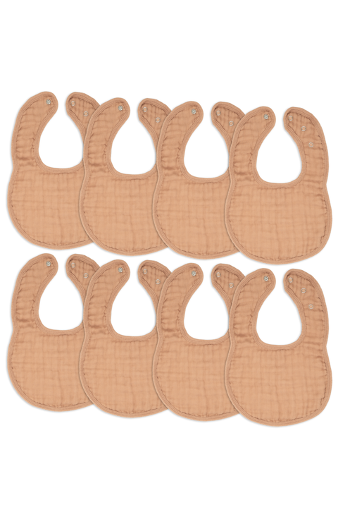 Muslin Bibs - Pack of 8