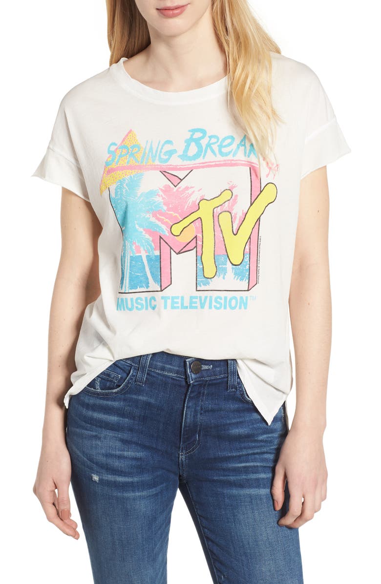 Junk Food MTV Spring Break Tee, Main, color, 