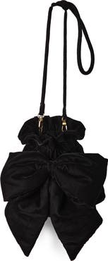 Free People Belle Velvet Bow Bag