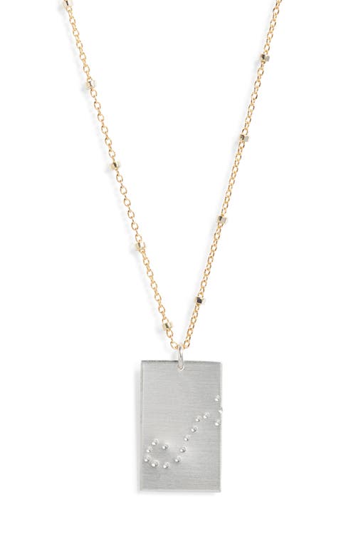 Set & Stones Zodiac Constellation Pendant Necklace In Silver - Scorpio