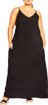 City Chic V-Neck Maxi Dress