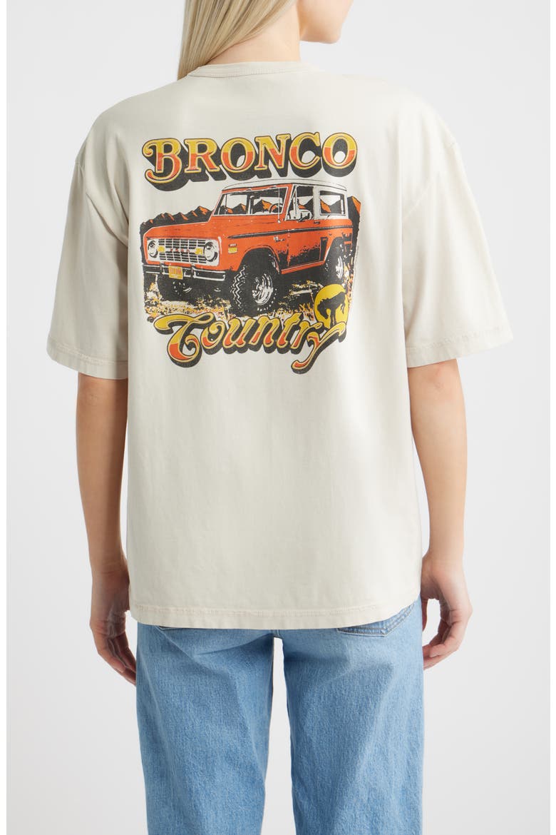 Bronco Graphic Print Cotton T-Shirt, Alternate, color, BIRCH